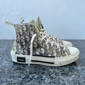 Dior High- tops Sneakers B-23 Obliqueq Women’s Sz EU 39.